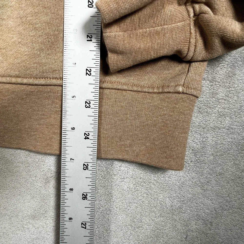 Jordan Flight Fleece Men's Small Pullover Hoodie Hemp-Heather DQ7338-201-EUC‎